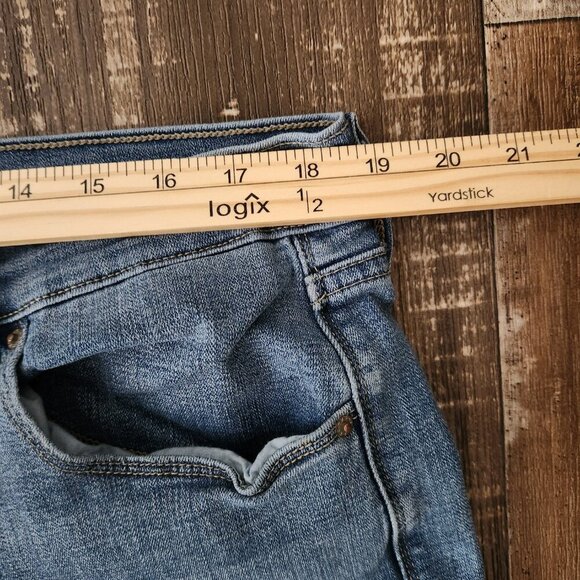 Women's Levi's 505 Straight Leg Blue Jeans Size 18 - Picture 5 of 8